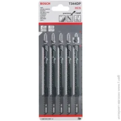 Полотна Bosch 5 Лобзиковая пилка T 344 DP Precision for Wood, HCS (2608633A36)