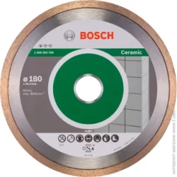 Отрезной диск алмазный Bosch Standard for Ceramic180-25.4 (2.608.602.536)