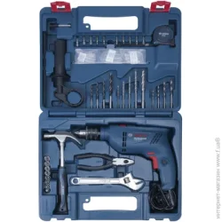 Дриль ударний Bosch GSB 600 + набір приладдя 100 шт.(06011A0321)