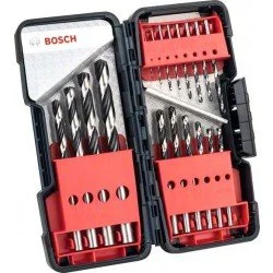 Сверло по металлу Bosch HSS PointTeQ ToughBox 1-10мм, 18шт. (2608577350)