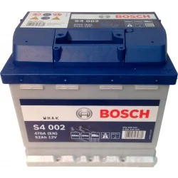 Автомобильный аккумулятор Bosch S4 52Ач 470А (52 400 047/0092S40020)