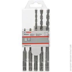 Зубило/піка Bosch Набор буров SDS plus-1 5/6/6/8/10x160мм (2608579119)