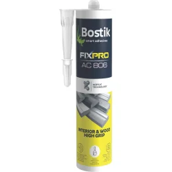 Bostik Клей акриловий AC806 Interior & Wood 280мл білий