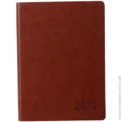 Ежедневник Bourgeois Дневник датированный A6 2026 ДН393 коричневый