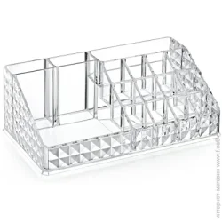 Boxup Органайзер для косметики Diamond 21,5x12x8 см пластик прозрачный FT-020