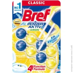 Средство для туалета Bref Сила-Актив. Лимонная свежесть 2x50г (9000100656832)