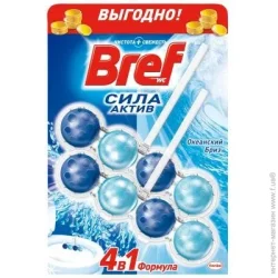 Средство для туалета Bref Сила-Актив. Океанская свежесть 2x50г (9000100656863)