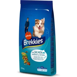 Сухой корм Brekkies Корм с лососем и овощами 20 кг