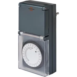 Реле времени Таймер MZ44 3500Вт IP44 механический в розетку (1506460)