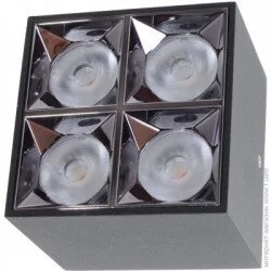 Светильник накладной HDL-DT 205/4*5W NW BK Brille 36-308