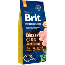 Сухий корм Brit Корм Джуніор М для щенят середніх порід, з куркою, 3 кг