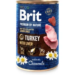 Консервы Brit Консерва Brit Premium для собак с индейкой и индюшиною печенью 800 г
