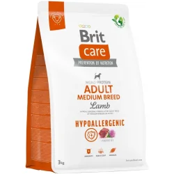 Корм для собак Brit Корм сухий для середніх порід Hypoallergenic Adult з ягнятком 3 кг