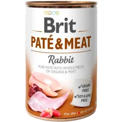 Консерви Brit Консерва Pate & Meat з кроликом, 400г, для собак