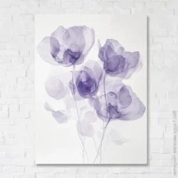 Brushme Картина на холсте Цветы 1 с белой рамкой 75x100 см FNK0122014_RN53-17