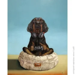 Brushme Картина на холсте Игрок ©Lucia Heffernan 40x40 см CN5367M