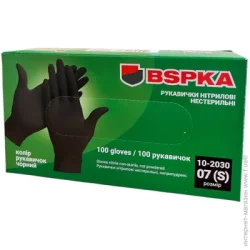Bspka Перчатки медицинские нитриловые р.S 100 шт./уп.