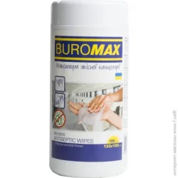 Засіб для чищення Buromax Серветки антисептичні 100 шт. (BM.0805)