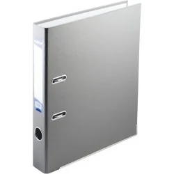 Папка-регистратор A4 Buromax Jobmax A4 50мм PP, серый (BM.3012-09c) серый