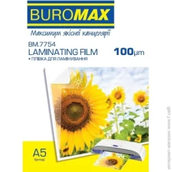 Пленка для ламинаторов Buromax Пленка для ламинирования A5 BM.7754 100 мкм 100 шт.