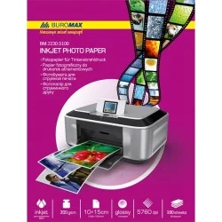 Фотопапір Buromax BM.2230-5100 10x15см 200г/м² 100л. глянцева