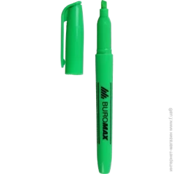 Маркер Buromax Jobmax зеленый,12шт. (BM.8903-04)