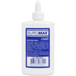 Рідкий клей Buromax Jobmax 200 мл 1 шт (BM.4853)