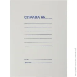 Папка на завязках A4 Buromax Папка "Дело" JOBMAX, А4, картон (10 штук в упаковке) (BM.3337) серый