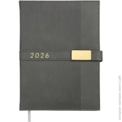 Ежедневник Buromax Дневник датированный LEROY A5 2026 BM.21145-09 серый