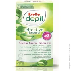 Средство для депиляции Byly Крем для депиляции лица из алоэ вера в сошетках 2 мл 5 шт./уп.