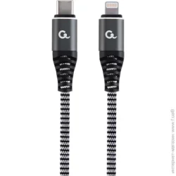Кабель Cablexpert Premium USB 2.0 Type-C/Lightning Gray 1.5m (CC-USB2B-CM8PM-1.5M)