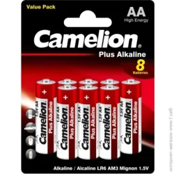 Батарейка Camelion AA LR6 Plus Alkaline * (5+ 3) (LR6-BP5+ 3)
