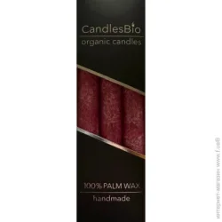 Candlesbio Набір свічок WP05 20/180 червоний 3 шт.