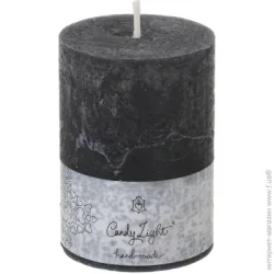 Candy Light Свеча 7х10 см (7,7),С-07 черный