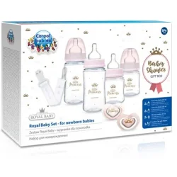 Canpol Babies Набор бутылочек для новонароджених 0+  pink 02494exp