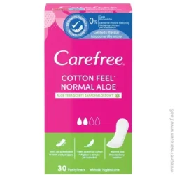 Ежедневные прокладки Carefree Прокладки ежедневные с экстрактом хлопка и алоэ 30 шт.