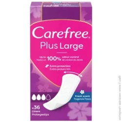 Ежедневные прокладки Carefree Прокладки ежедневные Plus fresh large 36 шт.