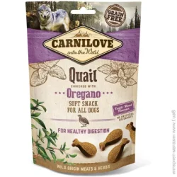 Carnilove Лакомство для собак Semi Moist, перепелка и орегано, 200 г