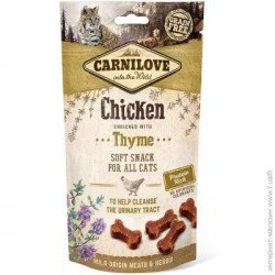 Carnilove Лакомство для кошек Semi Moist, курица и тимьян, 50 г
