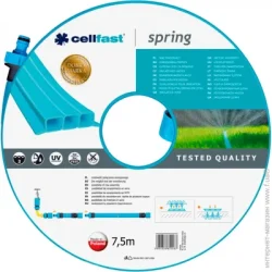 Шланг дощуватель Cellfast Spring трьохканальний 7.5 м (5901828855467)