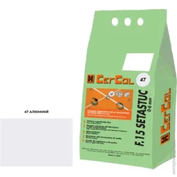 Cercol Затирка для плитки F.15 Setastuc 47 5 кг алюминий