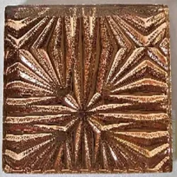 Декор Cerossa Ceramica Тако стекло бронза (PSB-13) 6,6x6,6x8 см