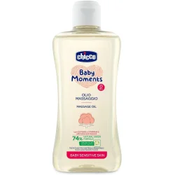 Chicco Олія масажна для чутливої шкіри “Baby Moments”, 200 мл (10242.00)