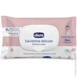 Chicco Дитячі вологі серветки з бісабололом та екстрактом мальви 72 шт.