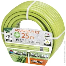Шланг Claber 3/4   25м Aquaviva Plus салатовий
