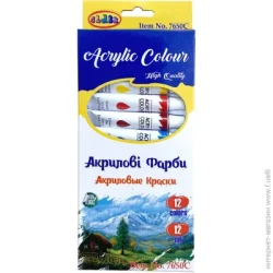 Class Набор акриловых красок 12 цветов 7650C 12 мл