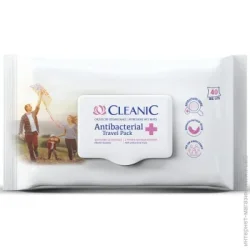 Cleanic Вологі серветки Antibacterial Travel Pack 40 шт.