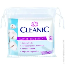 Cleanic Ватяні палички Soft & Comfort 160 шт. (М'яка)