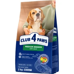 Сухий корм Club 4 Paws Корм сухий з качкою 2 кг
