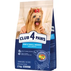 Сухой корм Club 4 Paws Корм сухой з лососем малих та миниатюрних пород 2 кг